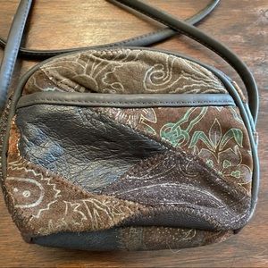 Vintage Small Patchwork Crossbody Bag